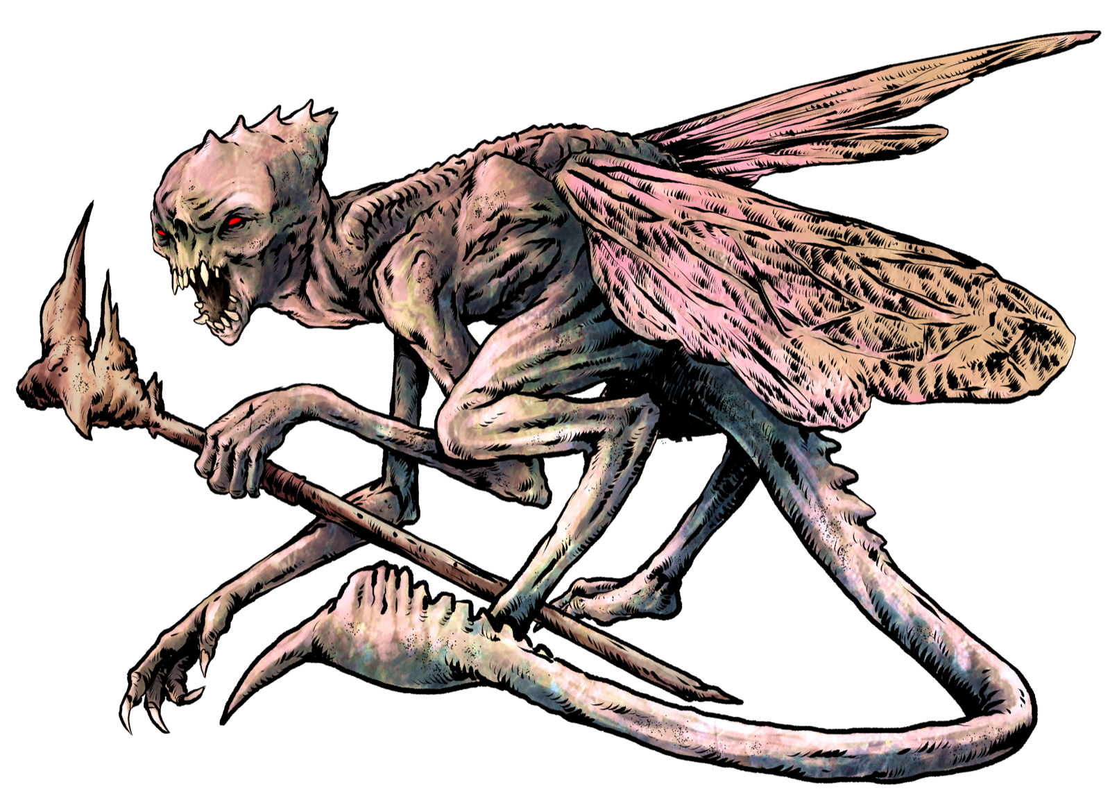 Deceiver Demon, drawn at Large scale