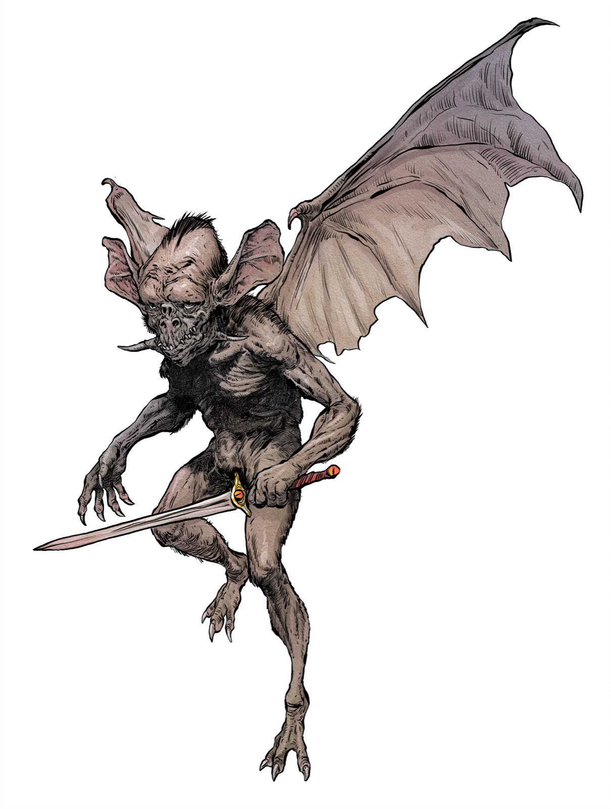 Fiend, drawn at Medium scale