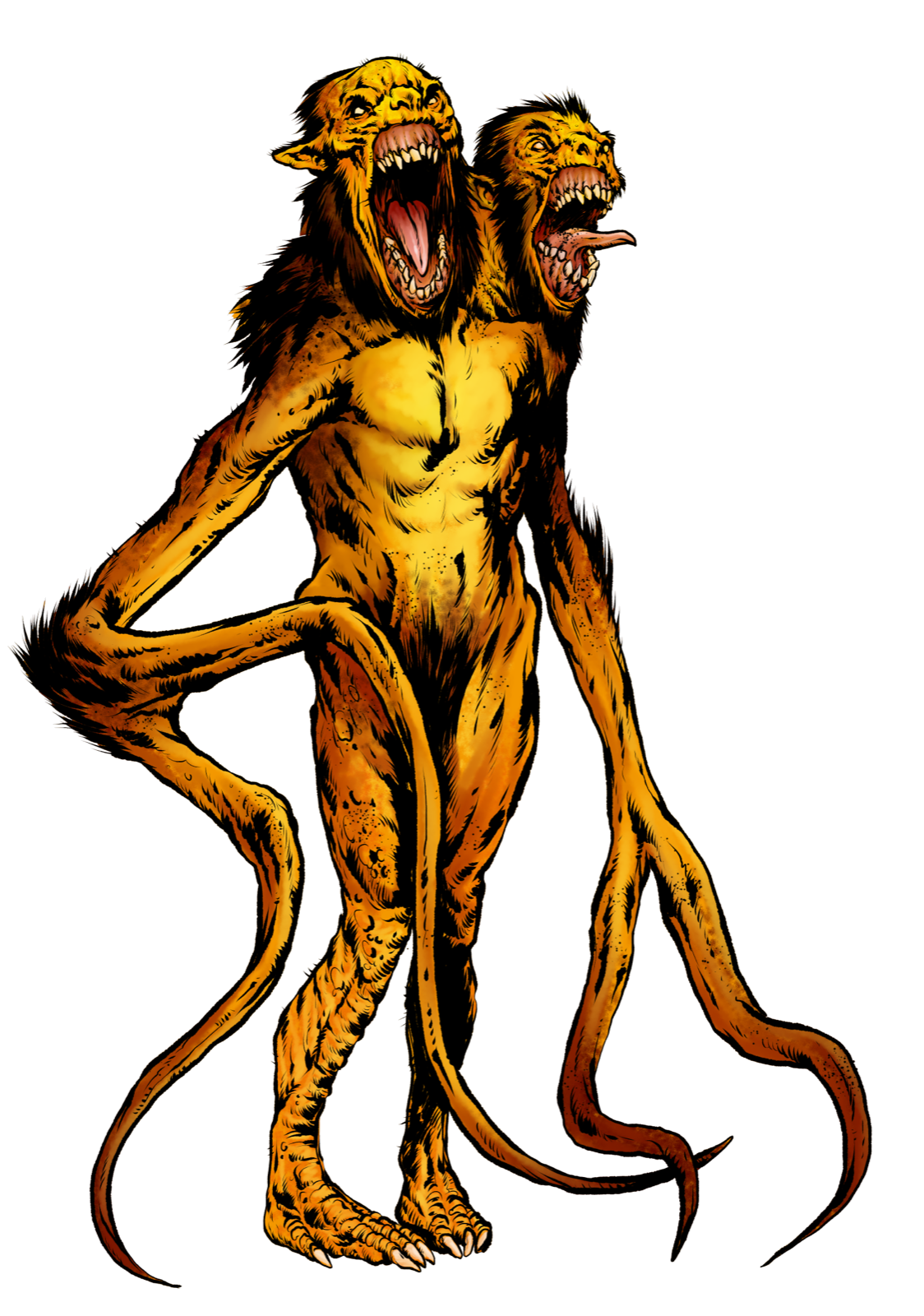 Greater Fiend, drawn at Large scale