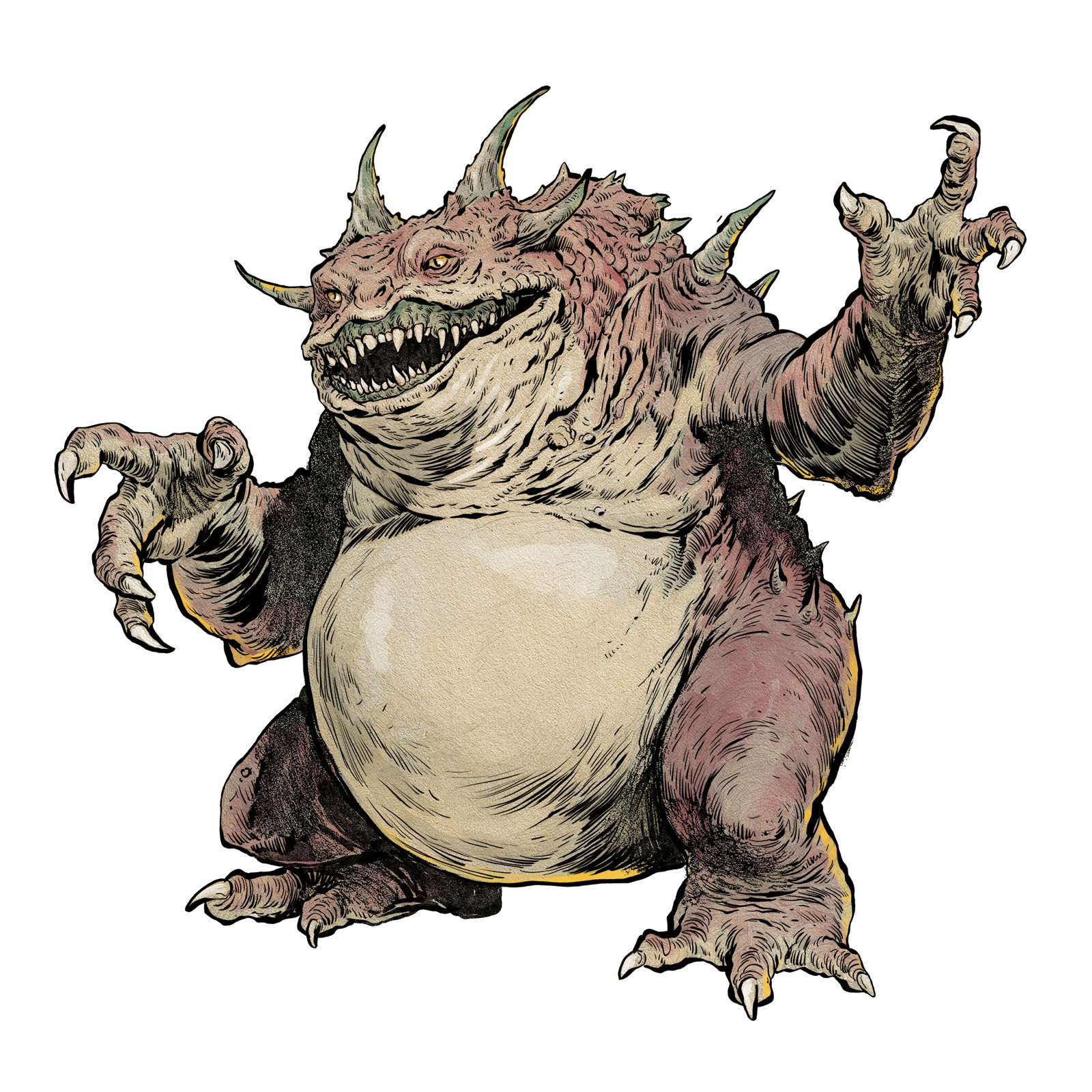 Plague Demon, drawn at Large scale