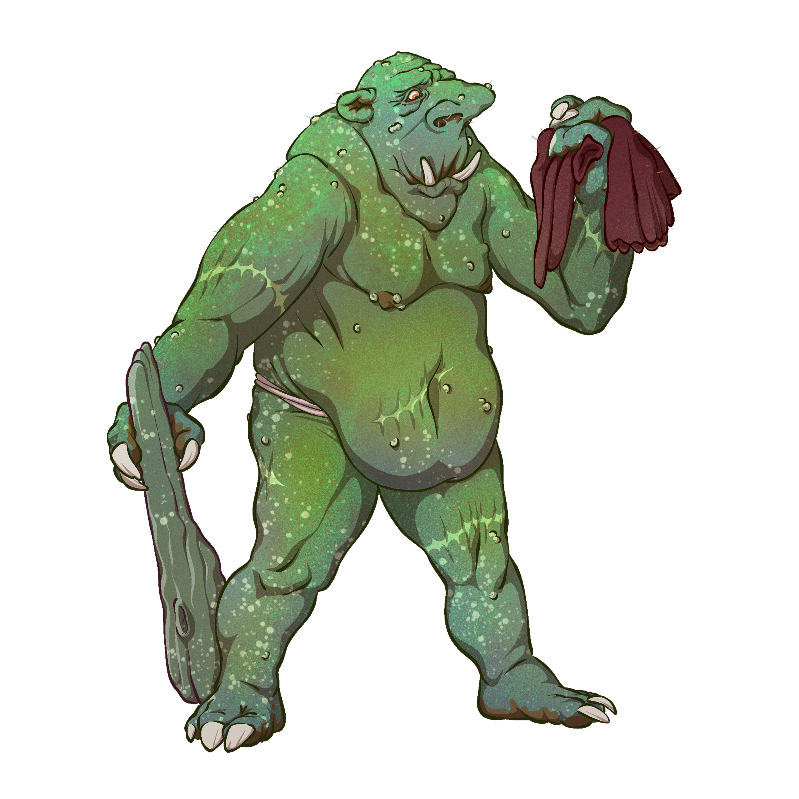Hill Giant, drawn at Giant scale