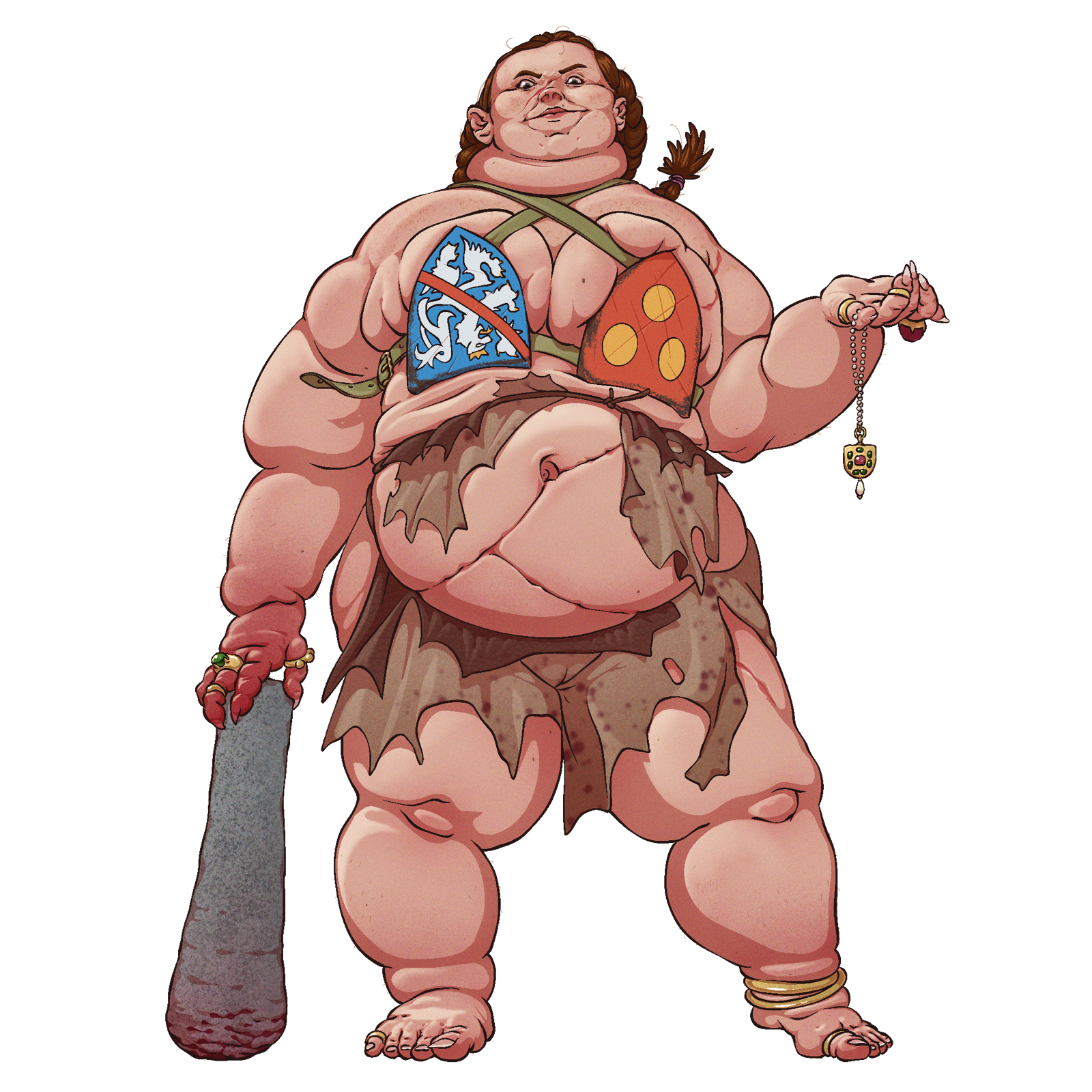 Ogre Glutton, drawn at Large scale