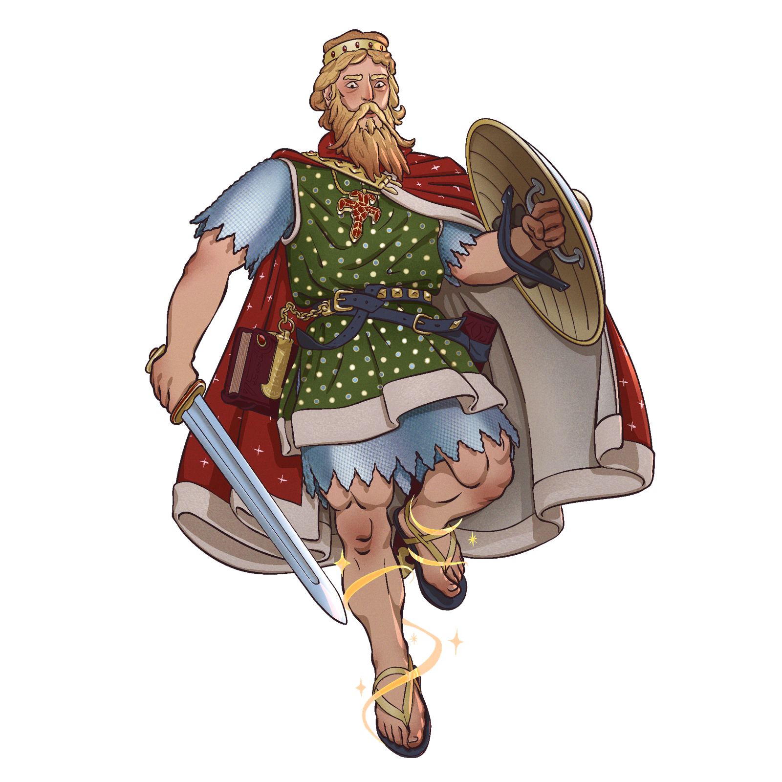 Storm Giant Einherjar, drawn at Huge scale