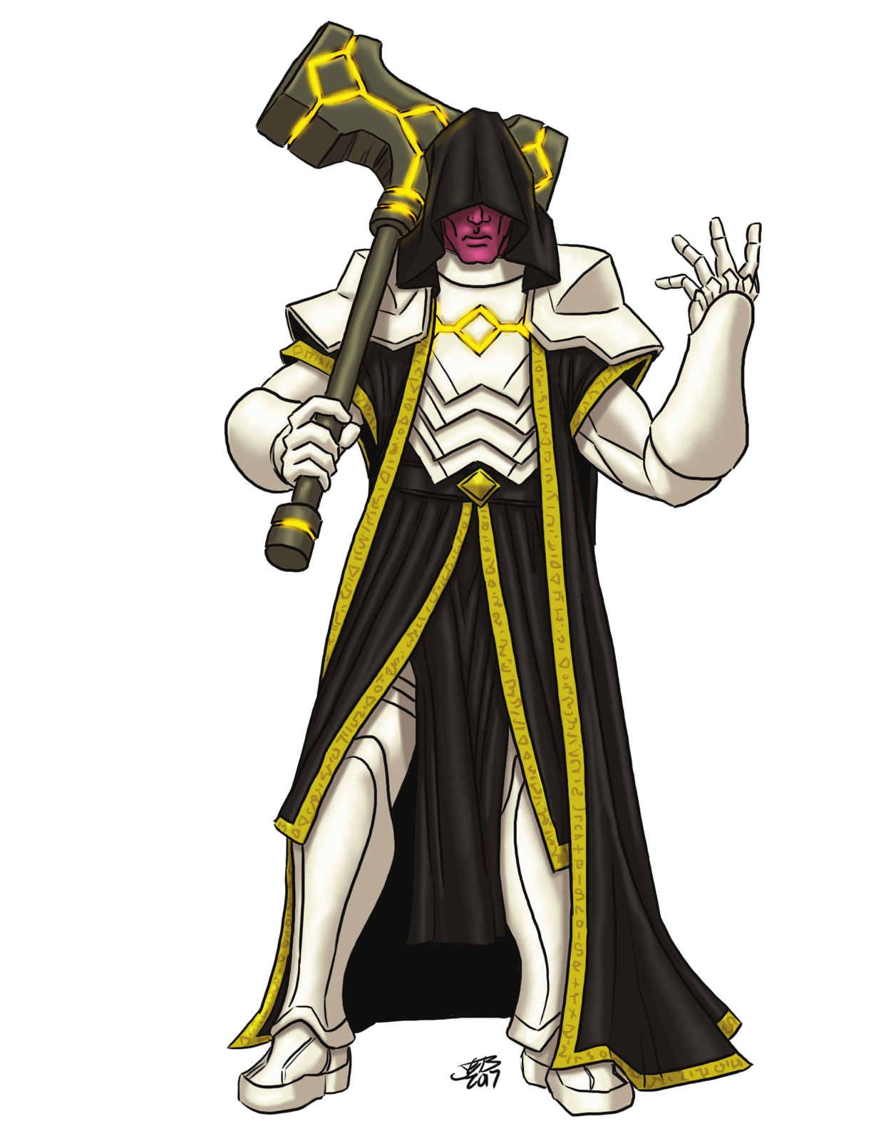 Aurelion Adjudicator, drawn at Large scale