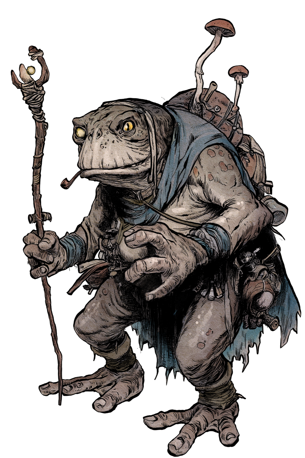 Boggard Swamp Shaman, drawn at Medium scale