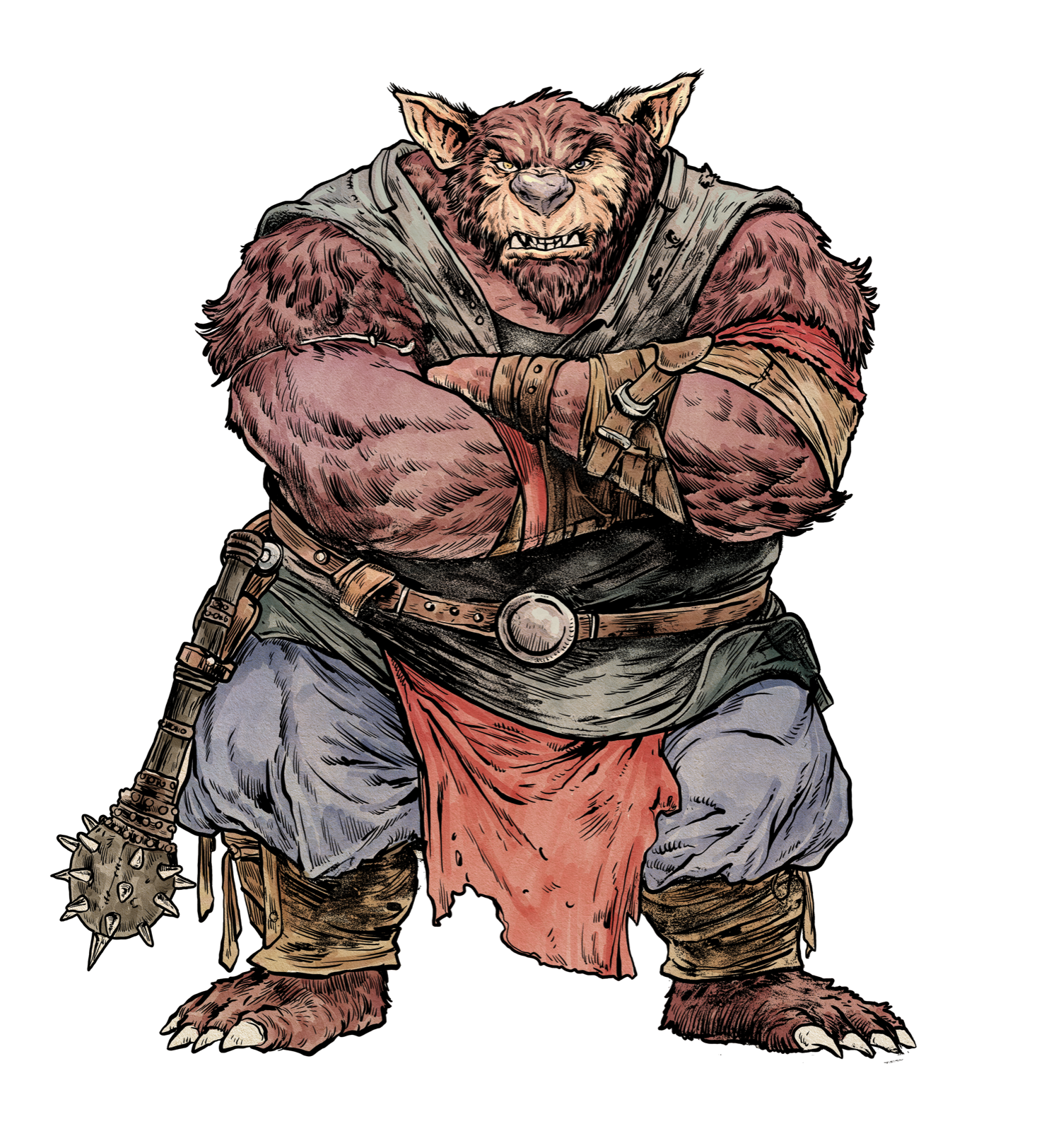 Bugbear Enforcer, drawn at Medium scale
