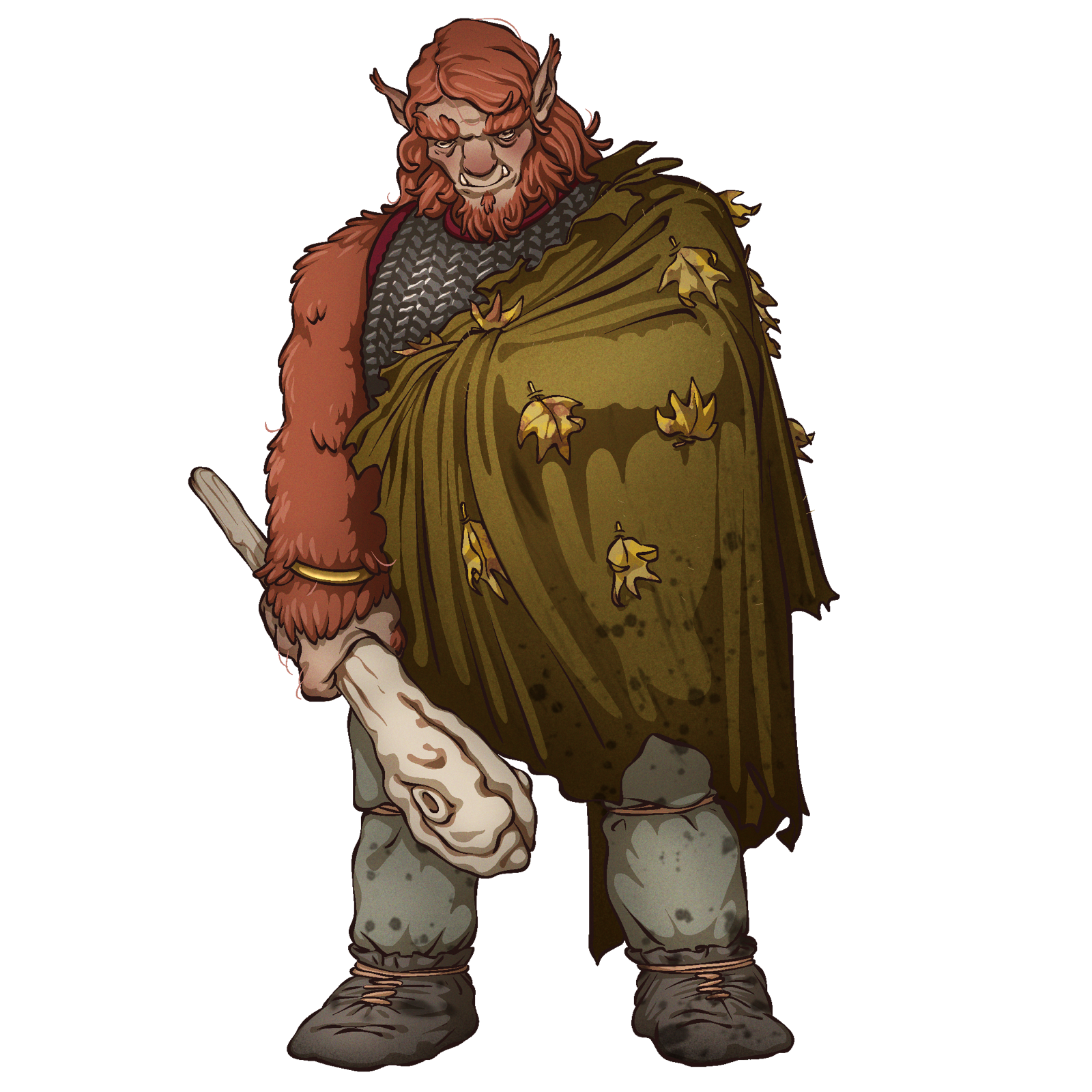 Bugbear Forest Warden, drawn at Medium scale