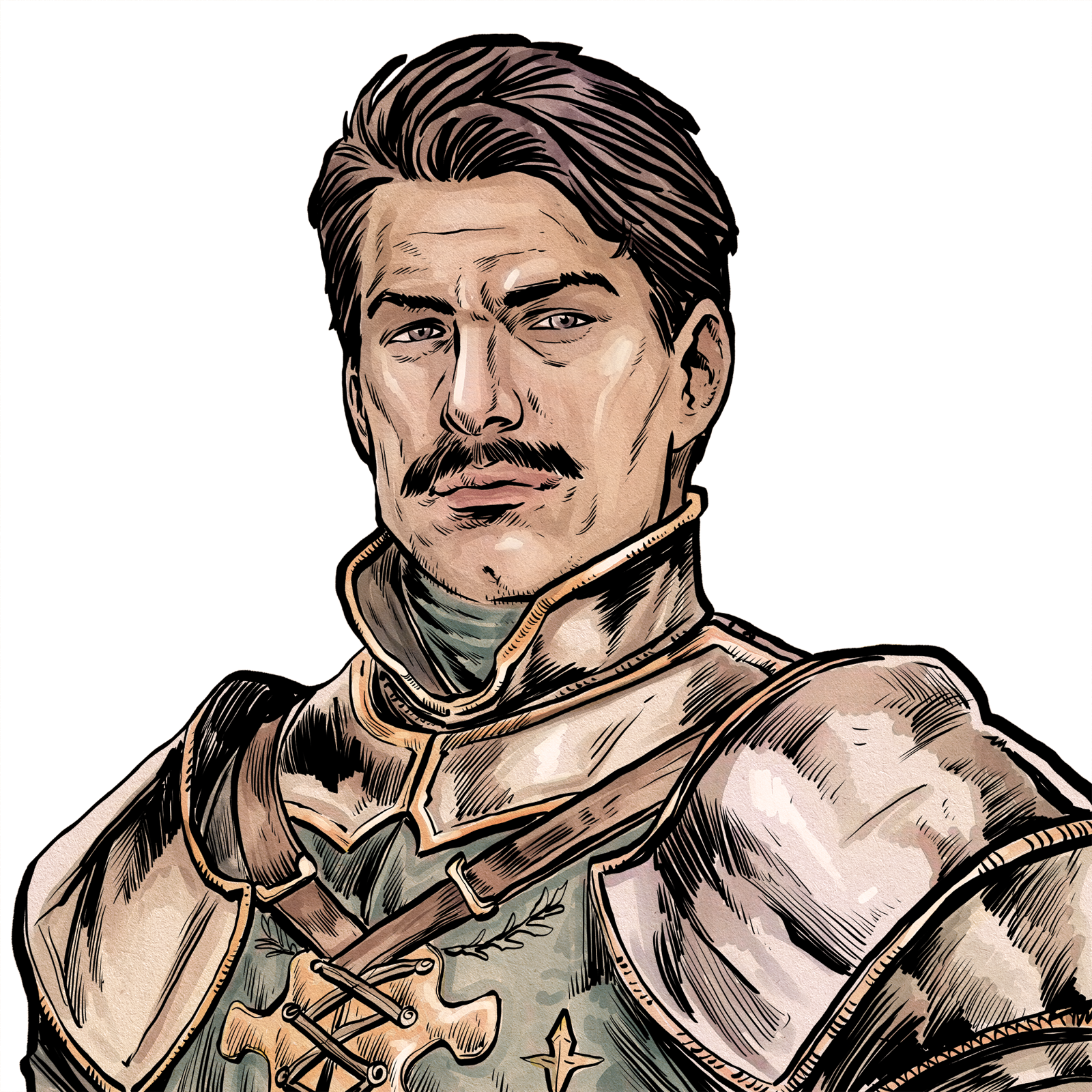 Captain of the Guard, drawn at Medium scale