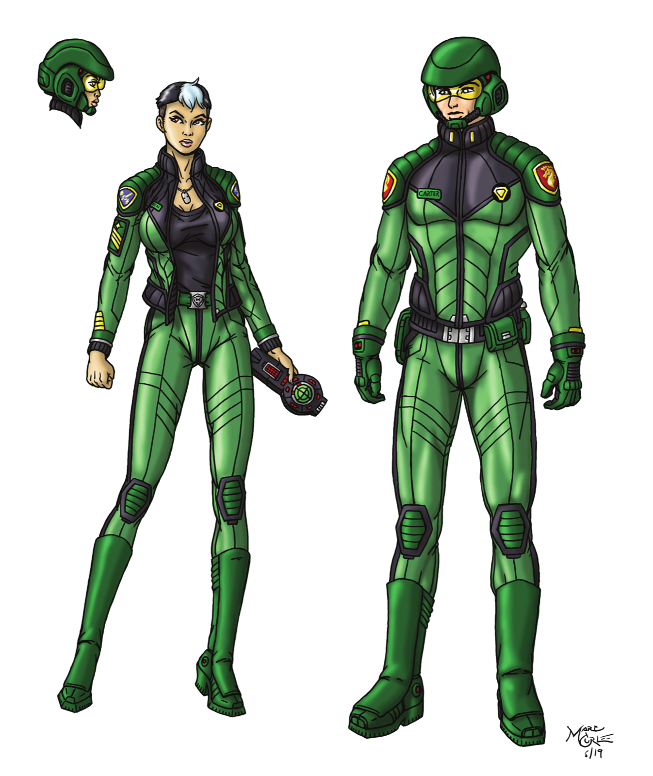 Colony Engineer, drawn at Medium scale