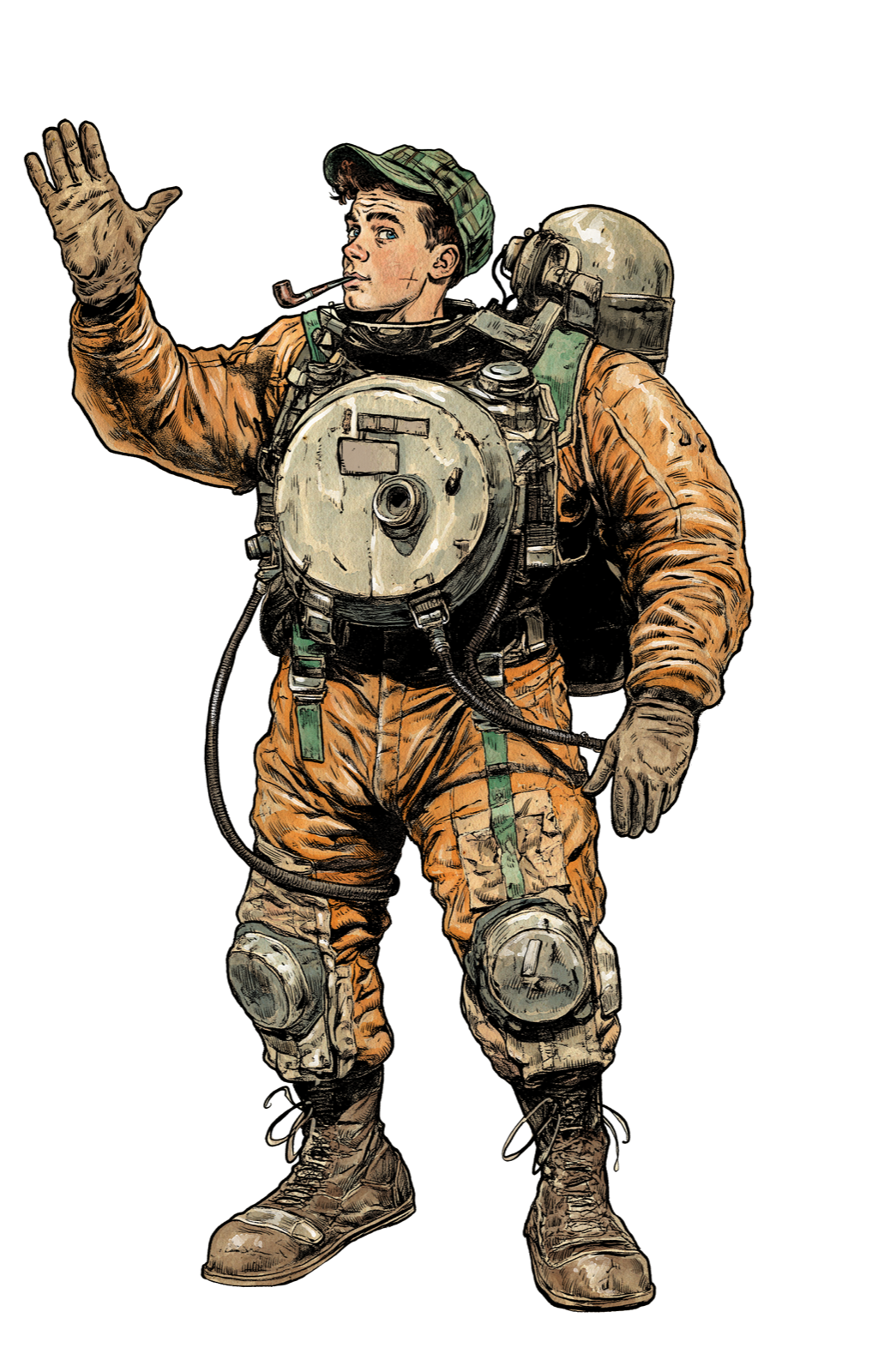 Colony Worker, drawn at Medium scale