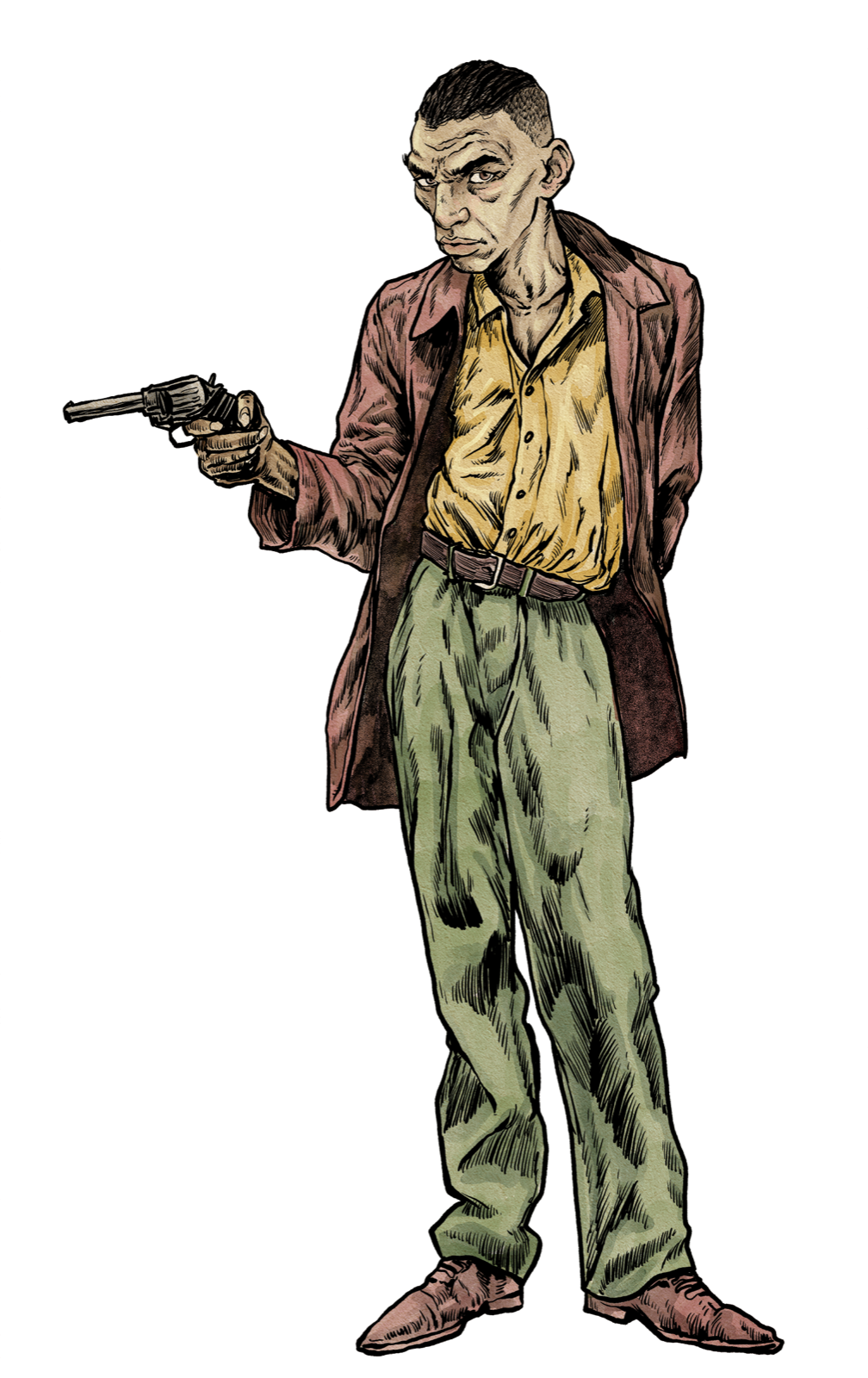 Criminal Thug, drawn at Medium scale