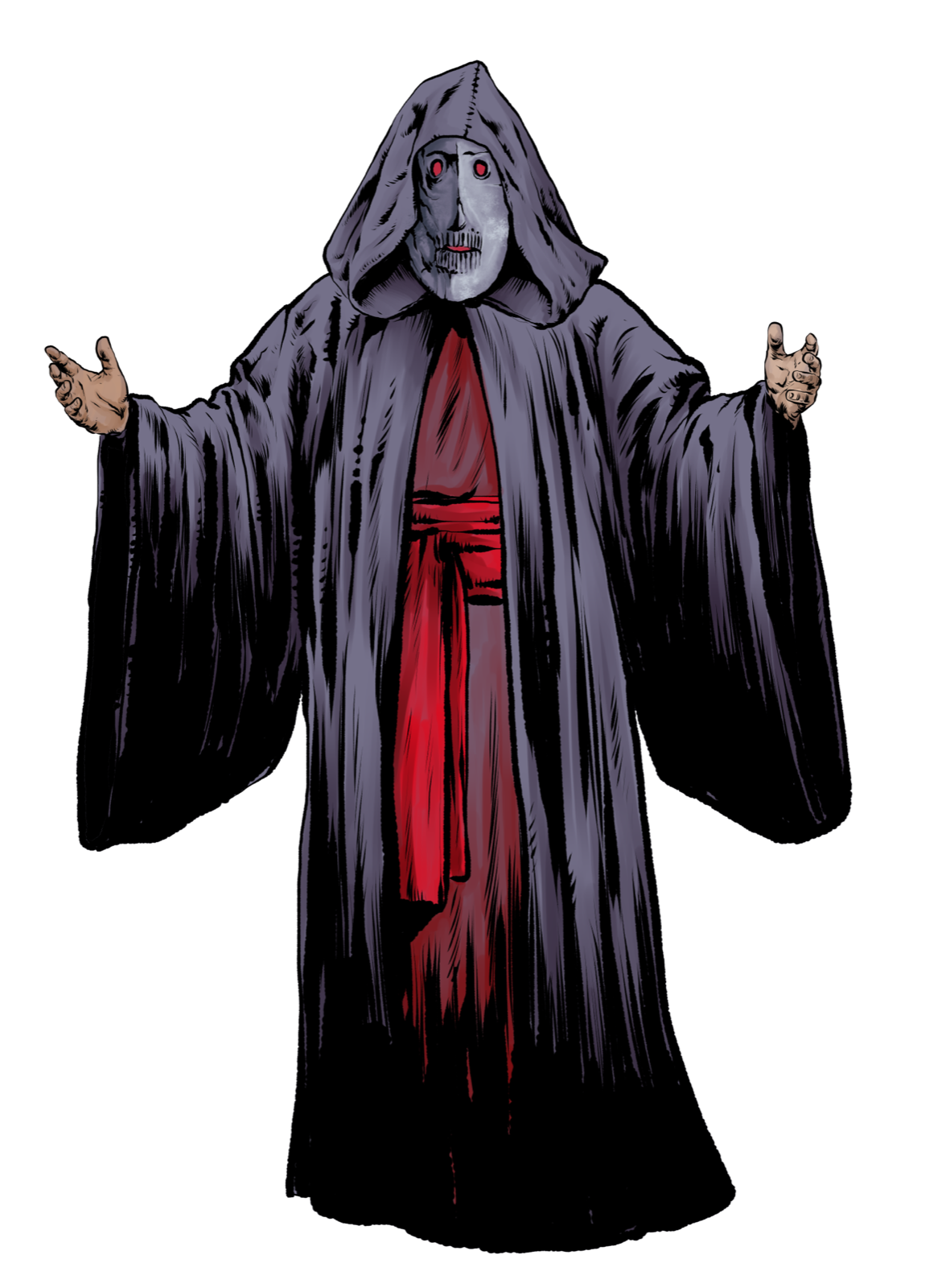 Cultist, drawn at Medium scale