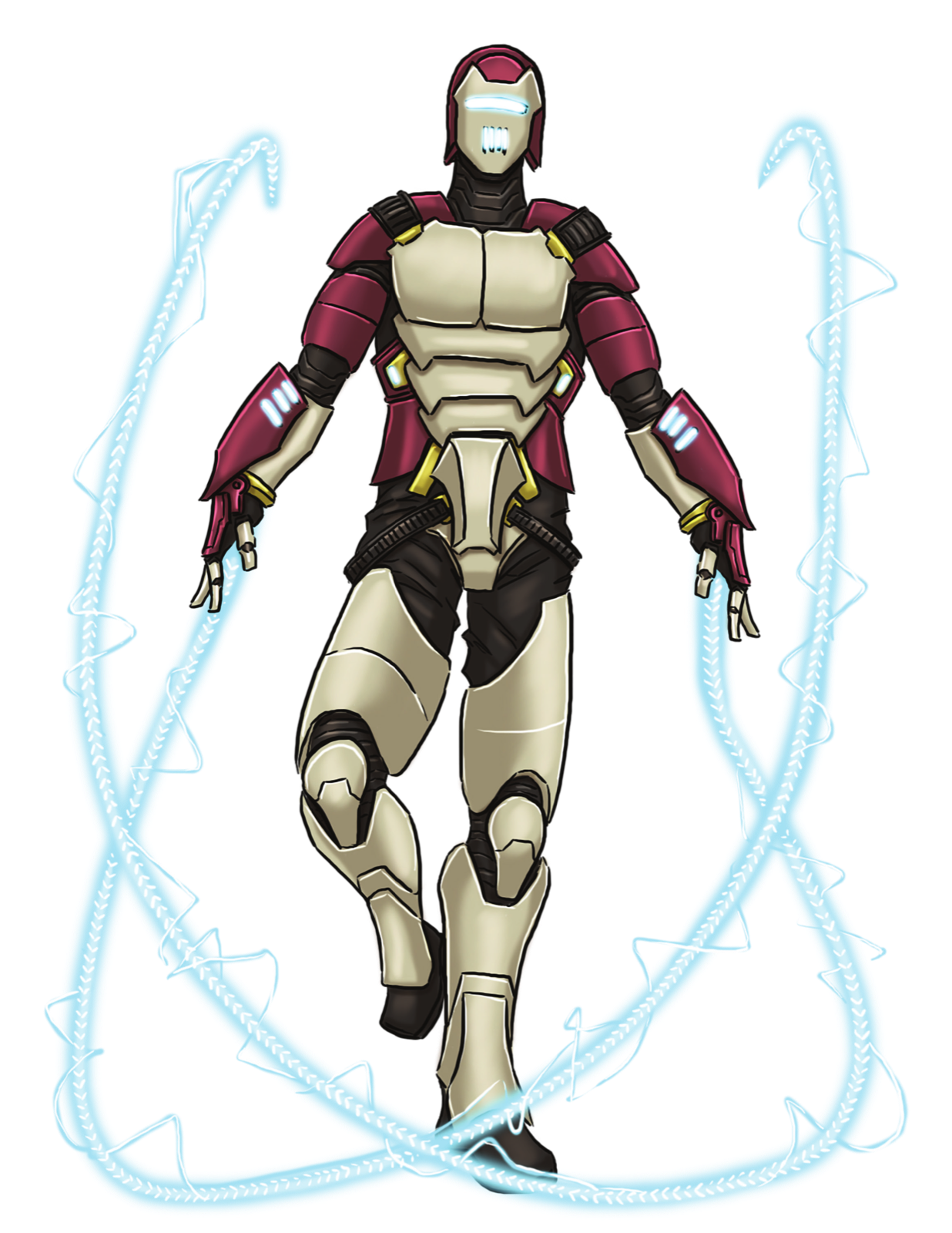 Cyber Assassin, drawn at Medium scale