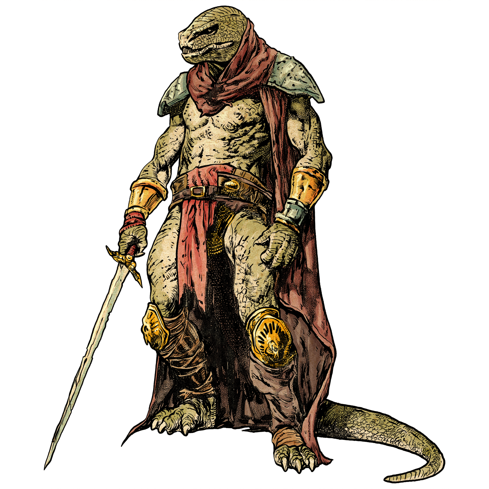 D'horvakk Brood Guard, drawn at Large scale