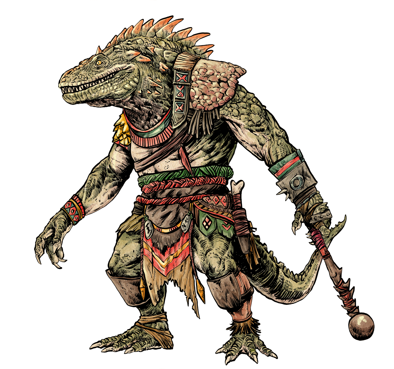 D'horvakk Shaman, drawn at Medium scale