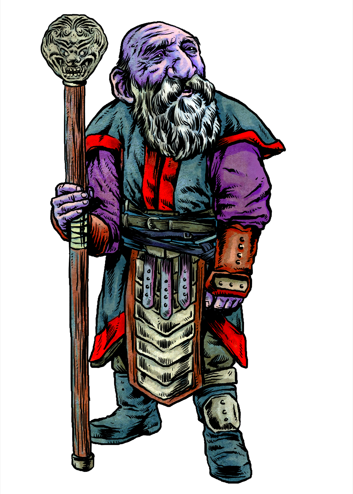 Dvergr Stone Shaman, drawn at Medium scale