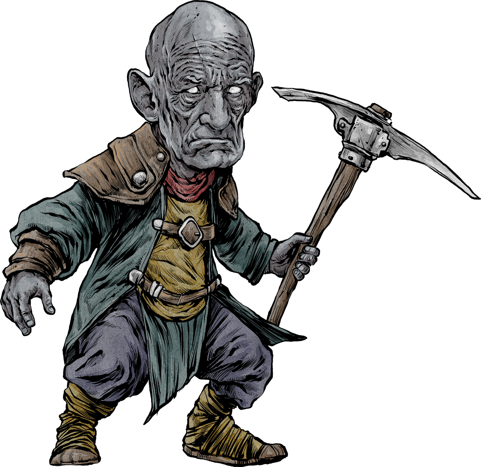 Dwarf Miner, drawn at Medium scale