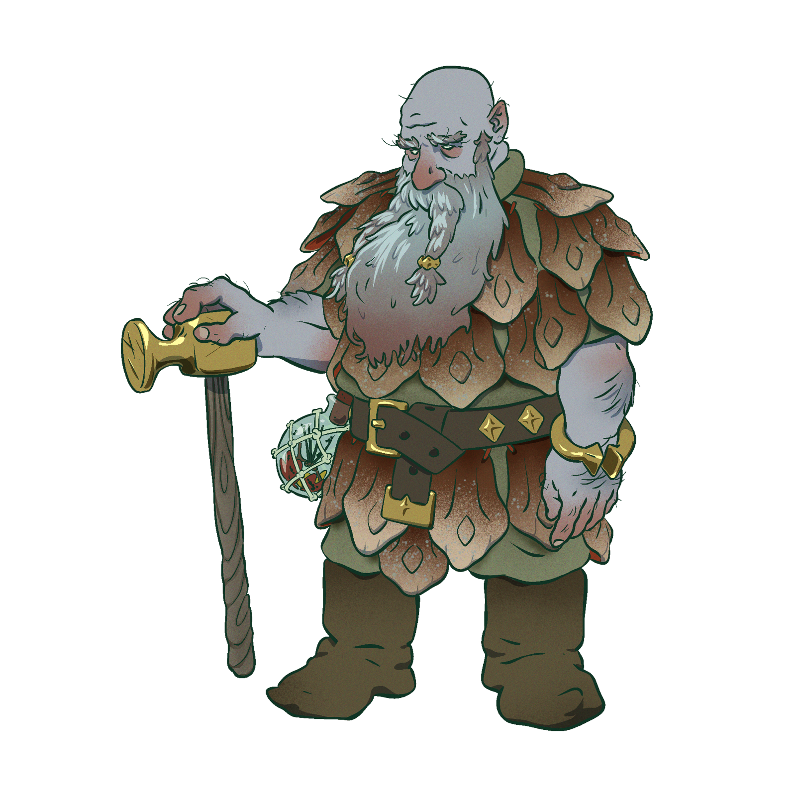 Dwarf, drawn at Medium scale