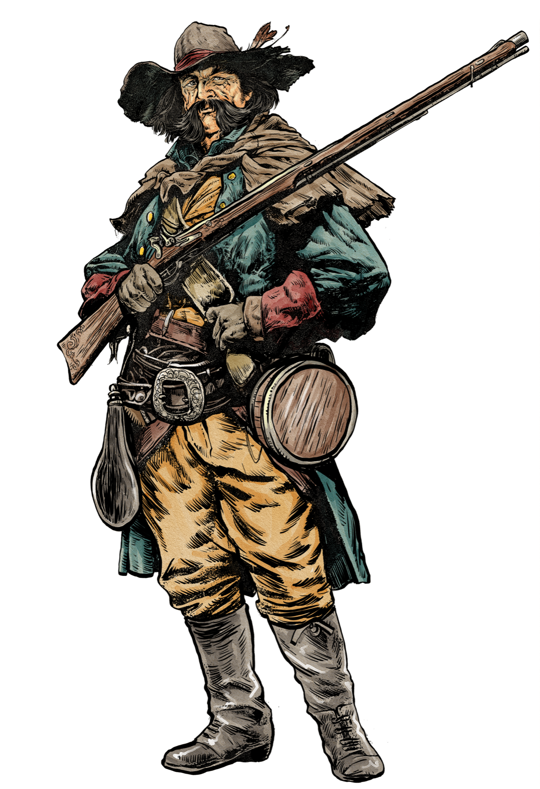Frontier Hunter, drawn at Medium scale