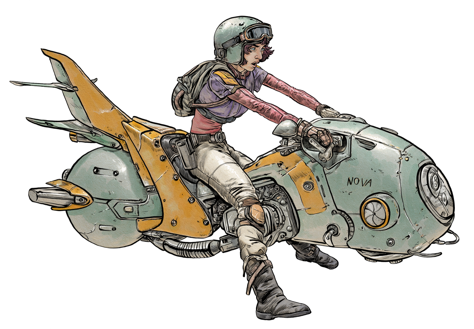 Frontier Scout, drawn at Medium scale