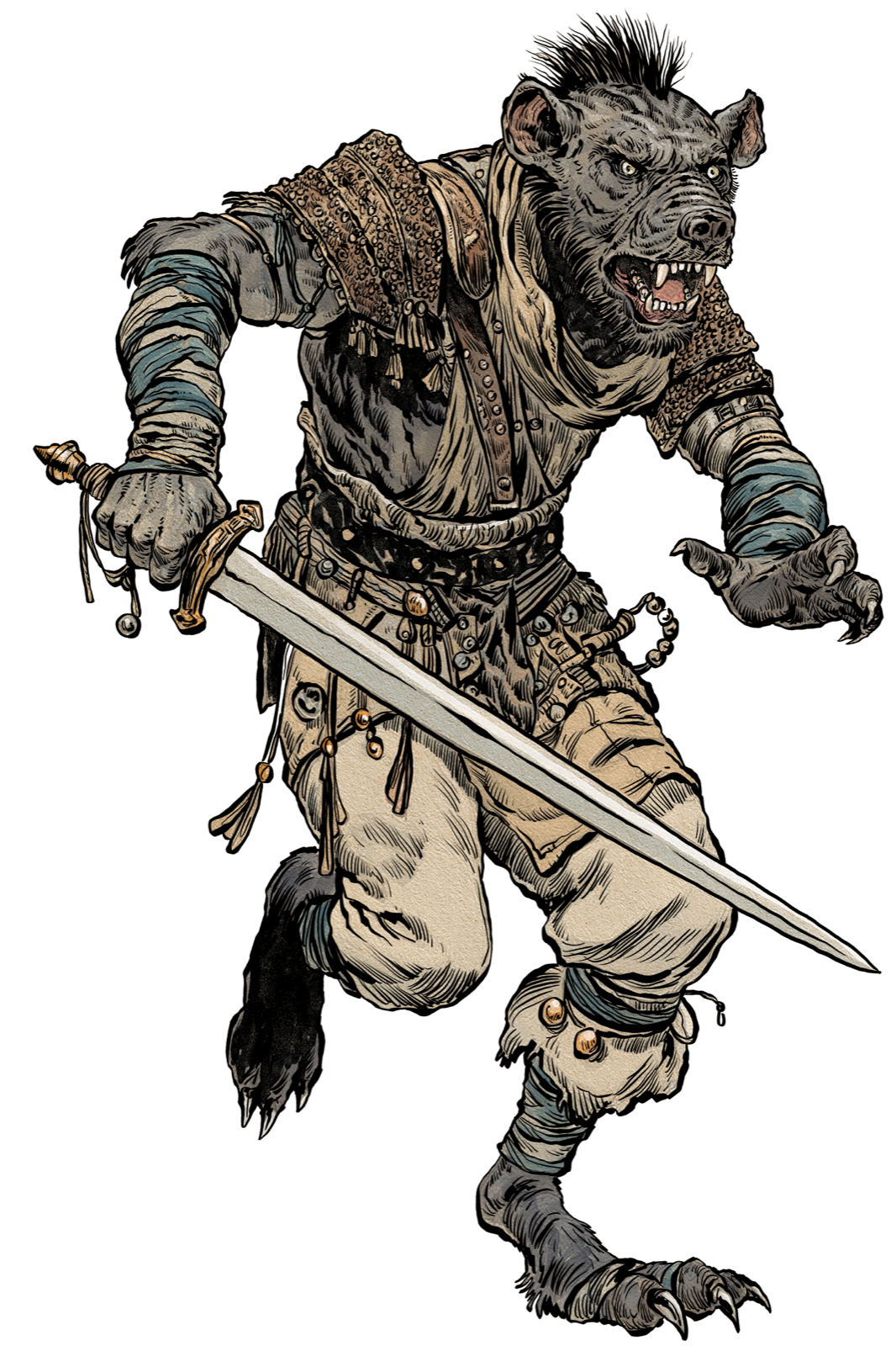 Gnoll, drawn at Medium scale