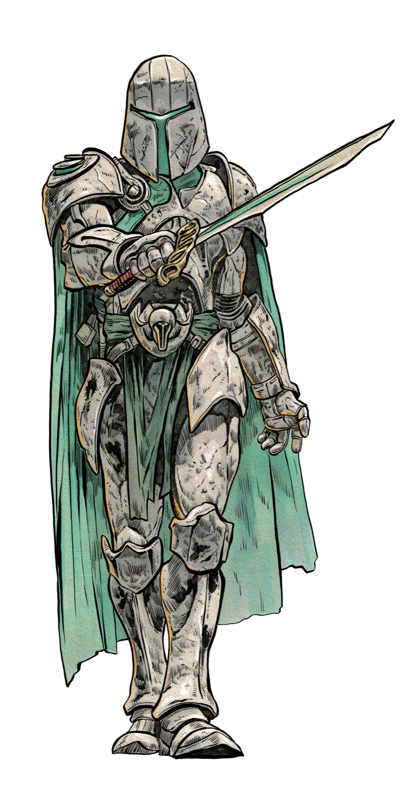 Halcyion Preceptor, drawn at Medium scale