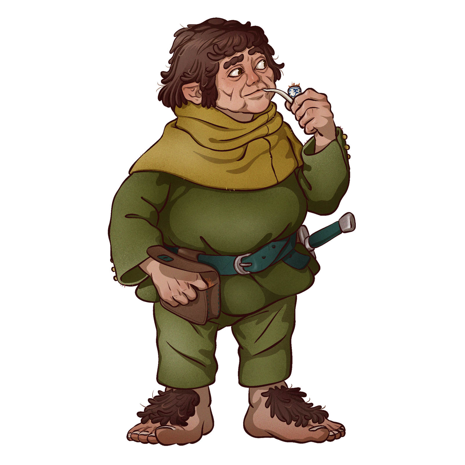 Halfling, drawn at Small scale