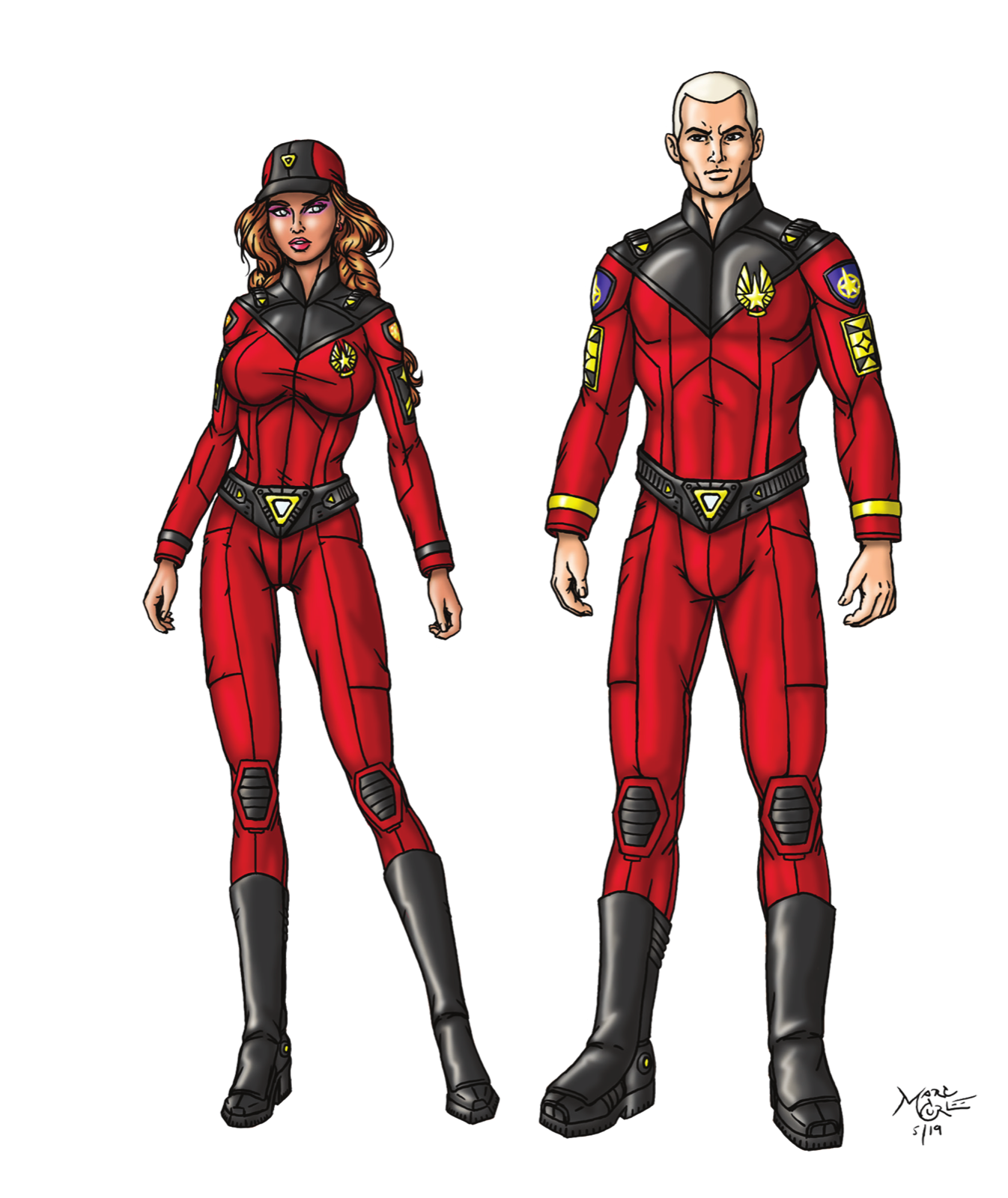 HDF Pilot, drawn at Medium scale