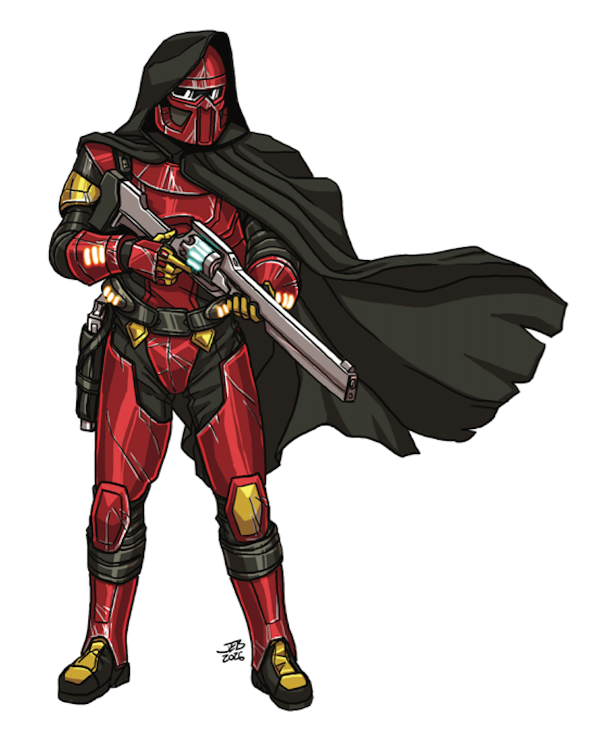 HDF Recon Trooper, drawn at Medium scale