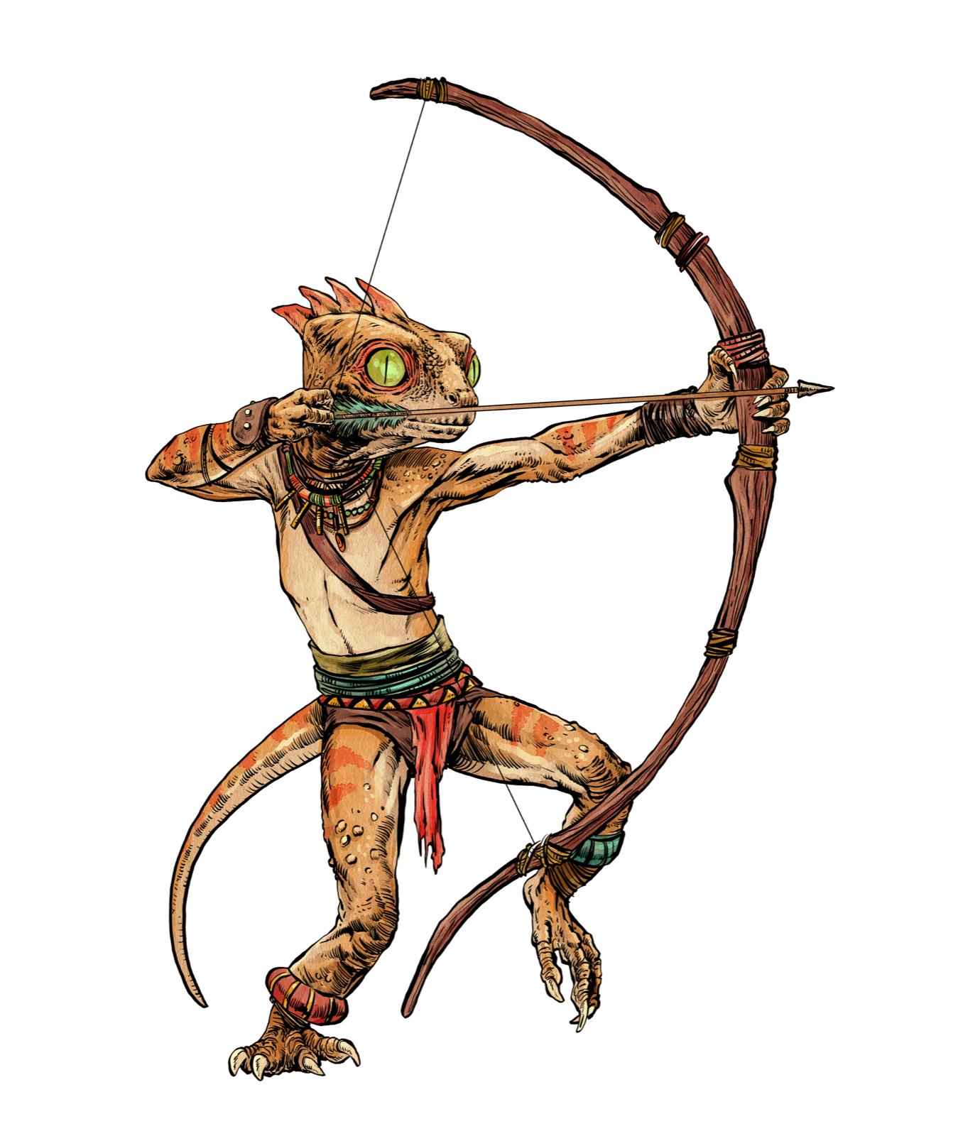 Keth'rassa Hunter, drawn at Medium scale