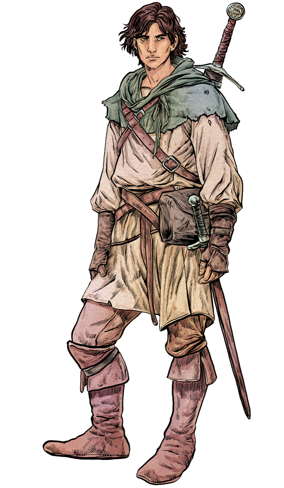 Knight's Squire, drawn at Medium scale