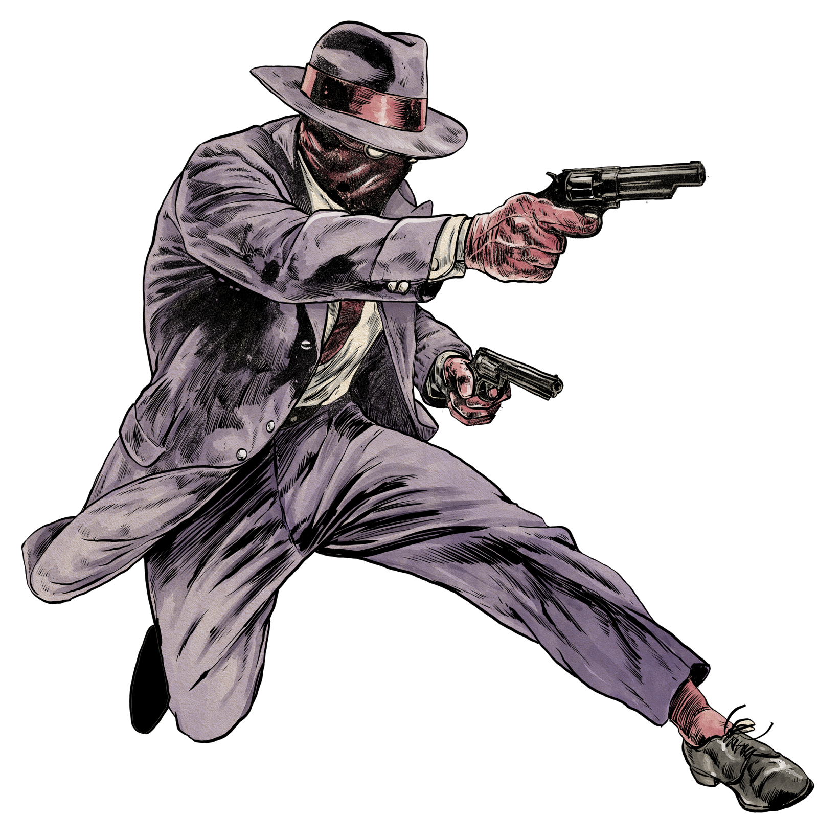 Masked Vigilante, drawn at Medium scale
