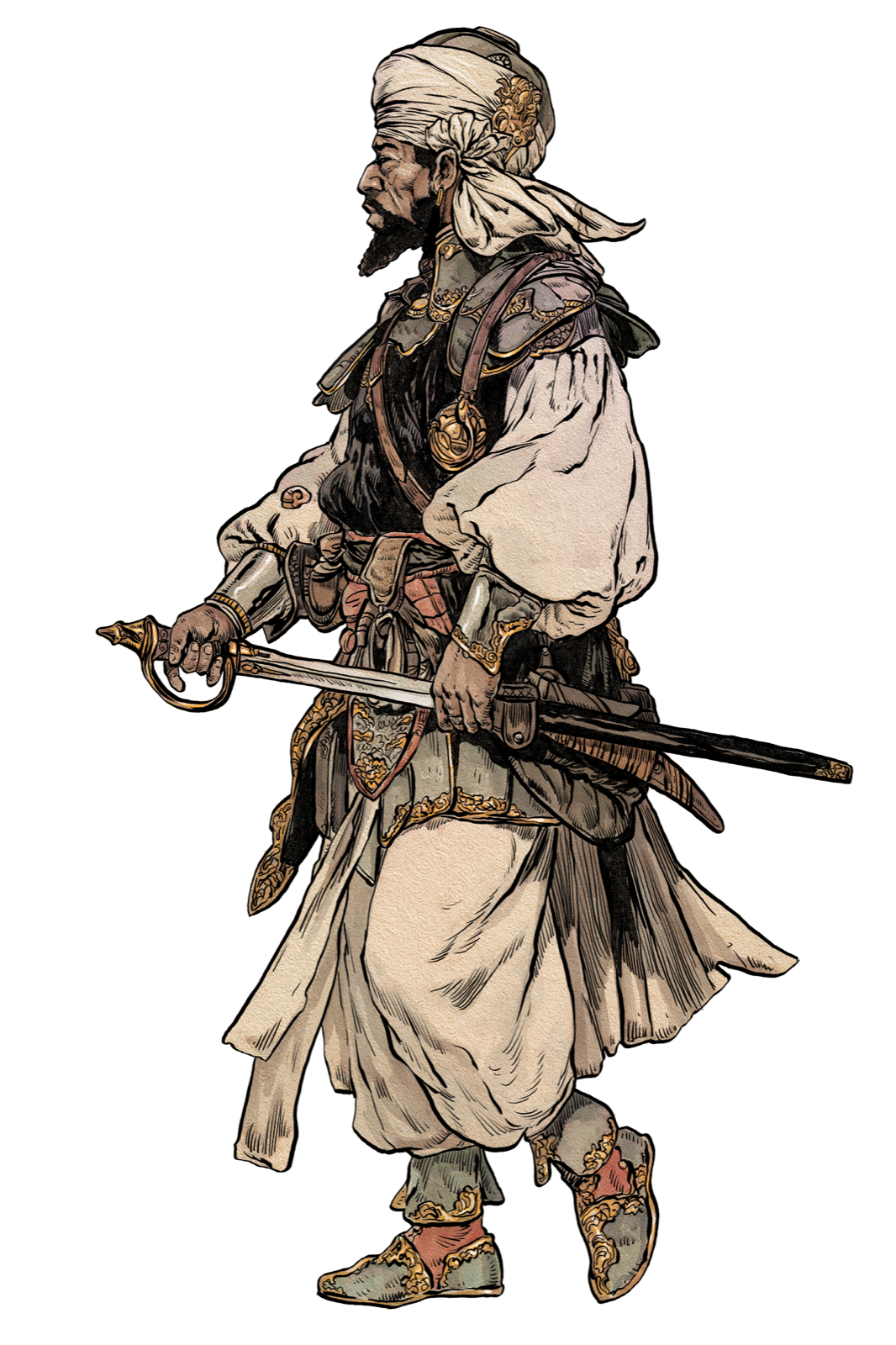 Merchant Guard, drawn at Medium scale