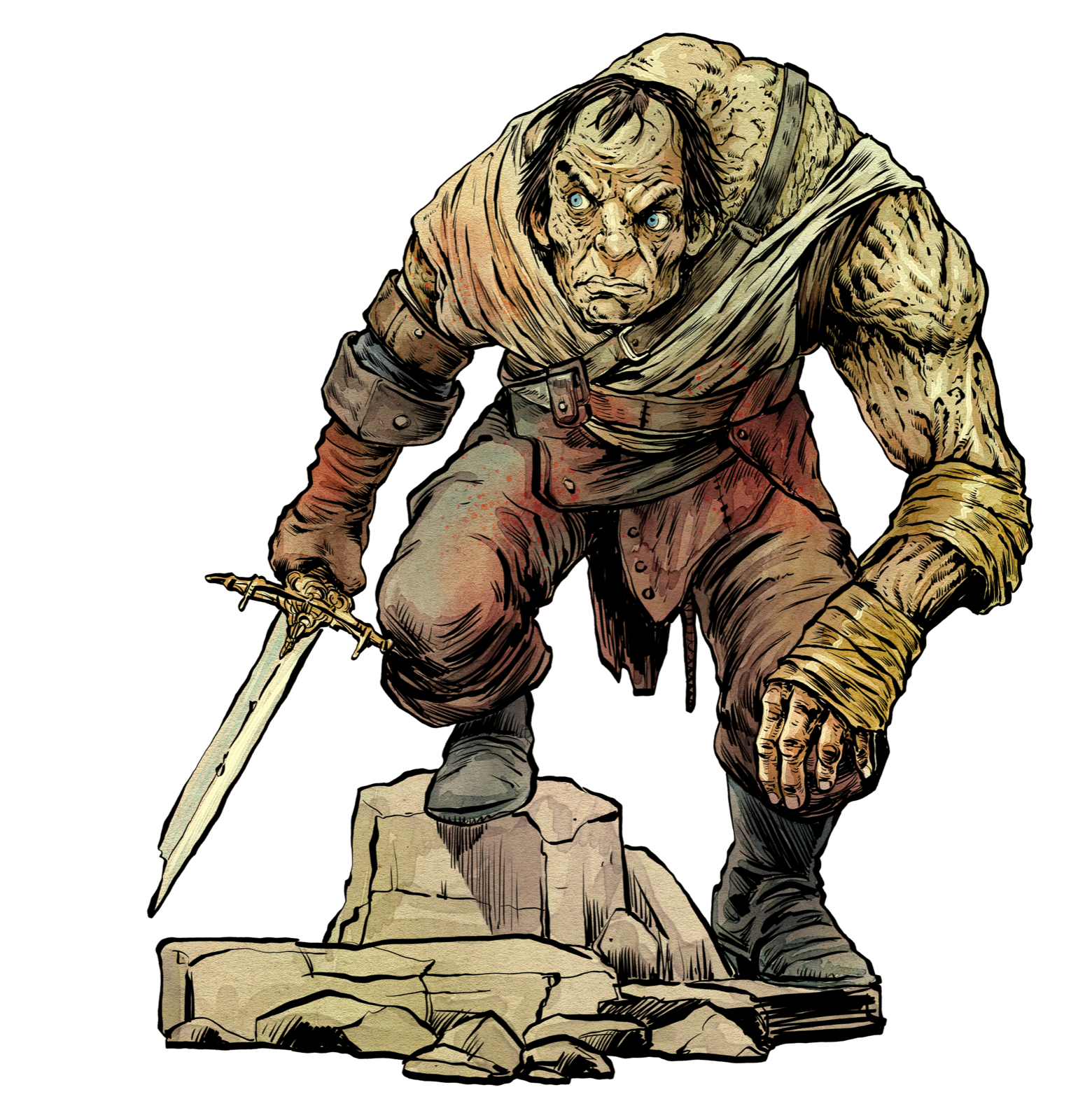 Mutant Cutthroat, drawn at Medium scale