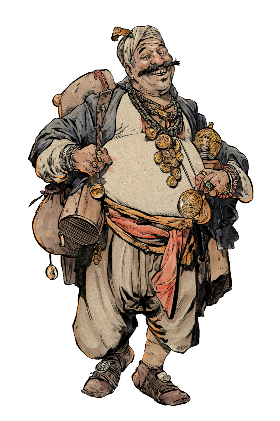 Shady Merchant, drawn at Medium scale