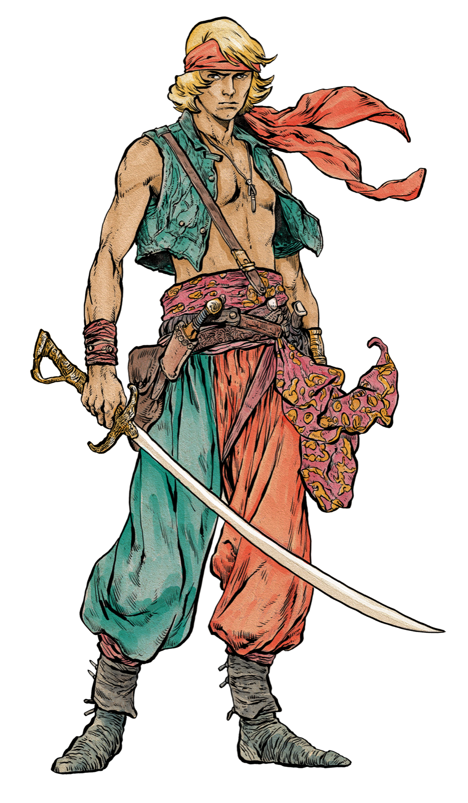 Swashbuckler, drawn at Medium scale