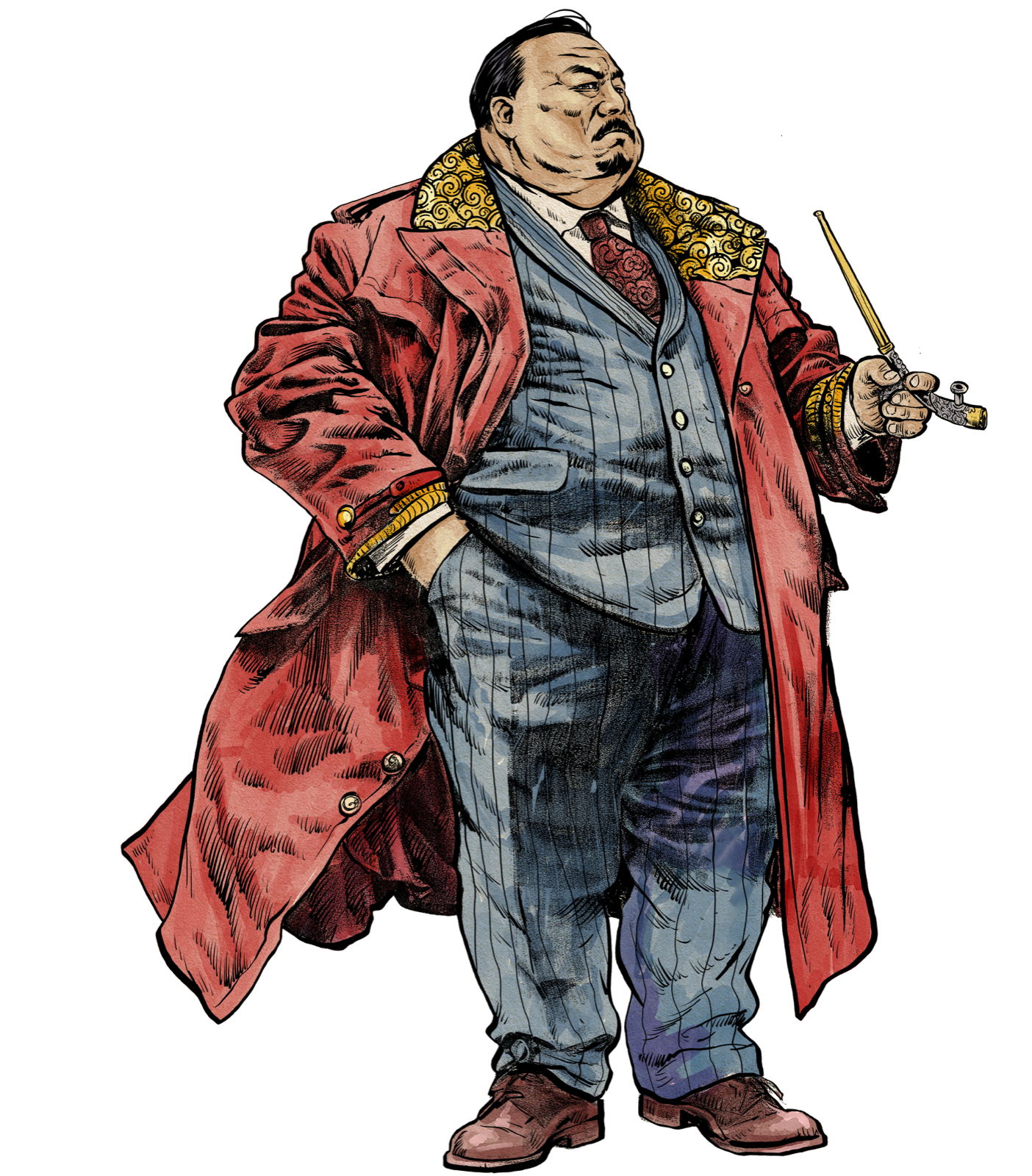 Syndicate Boss, drawn at Large scale