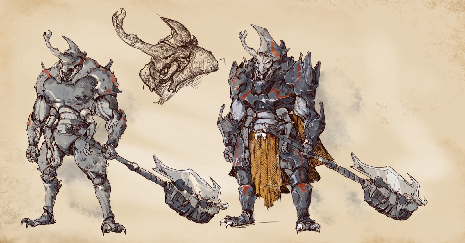 Thuul Hive Patriarch, drawn at Huge scale