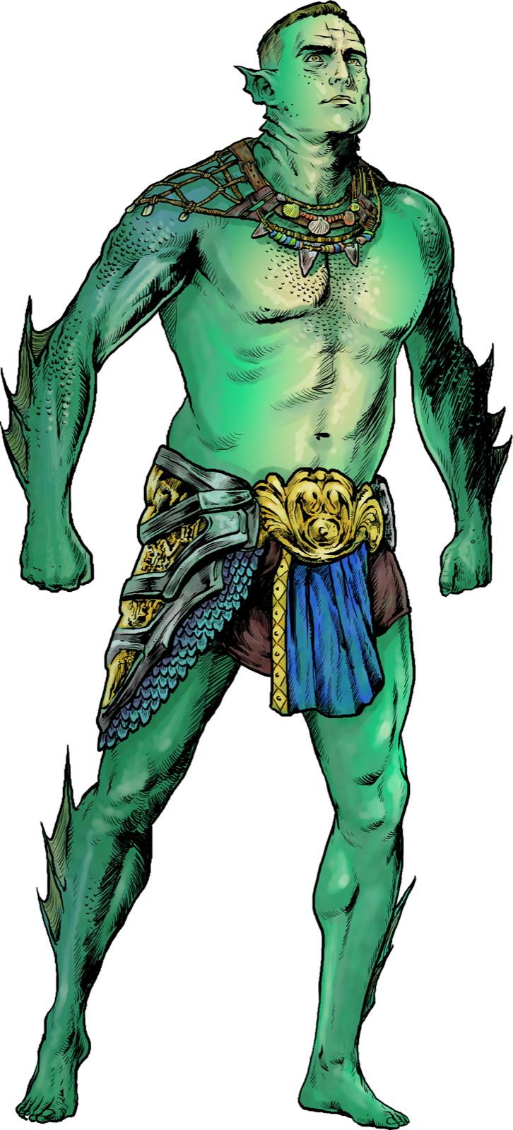 Triton, drawn at Medium scale
