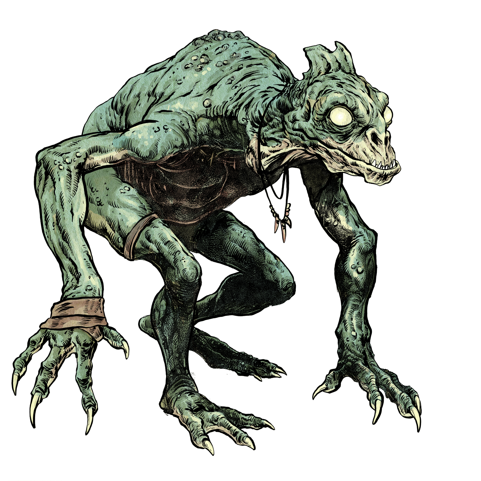 Primitive Troglodyte, drawn at Medium scale