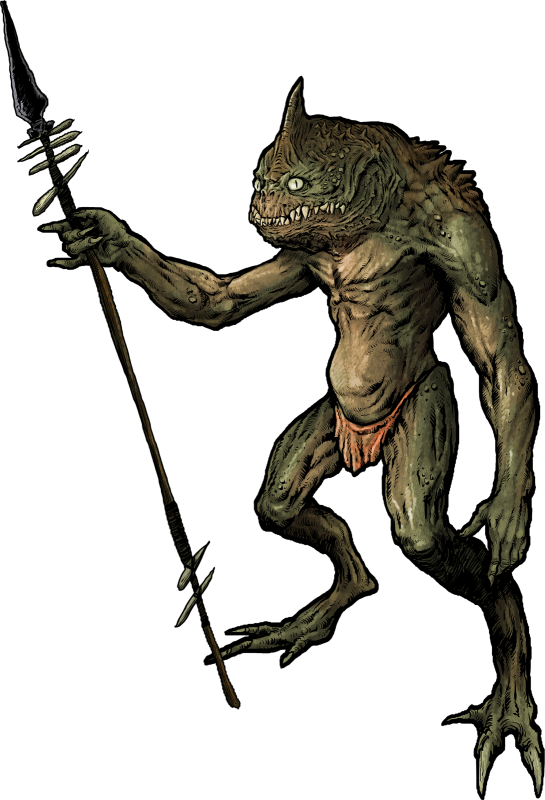 Troglodyte, drawn at Medium scale