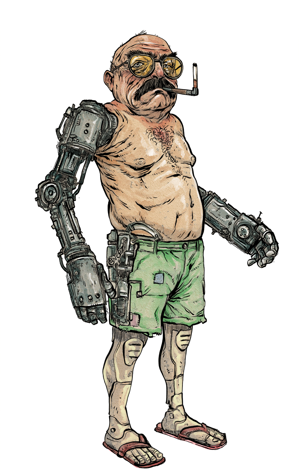 Wasteland Cybersmith, drawn at Medium scale