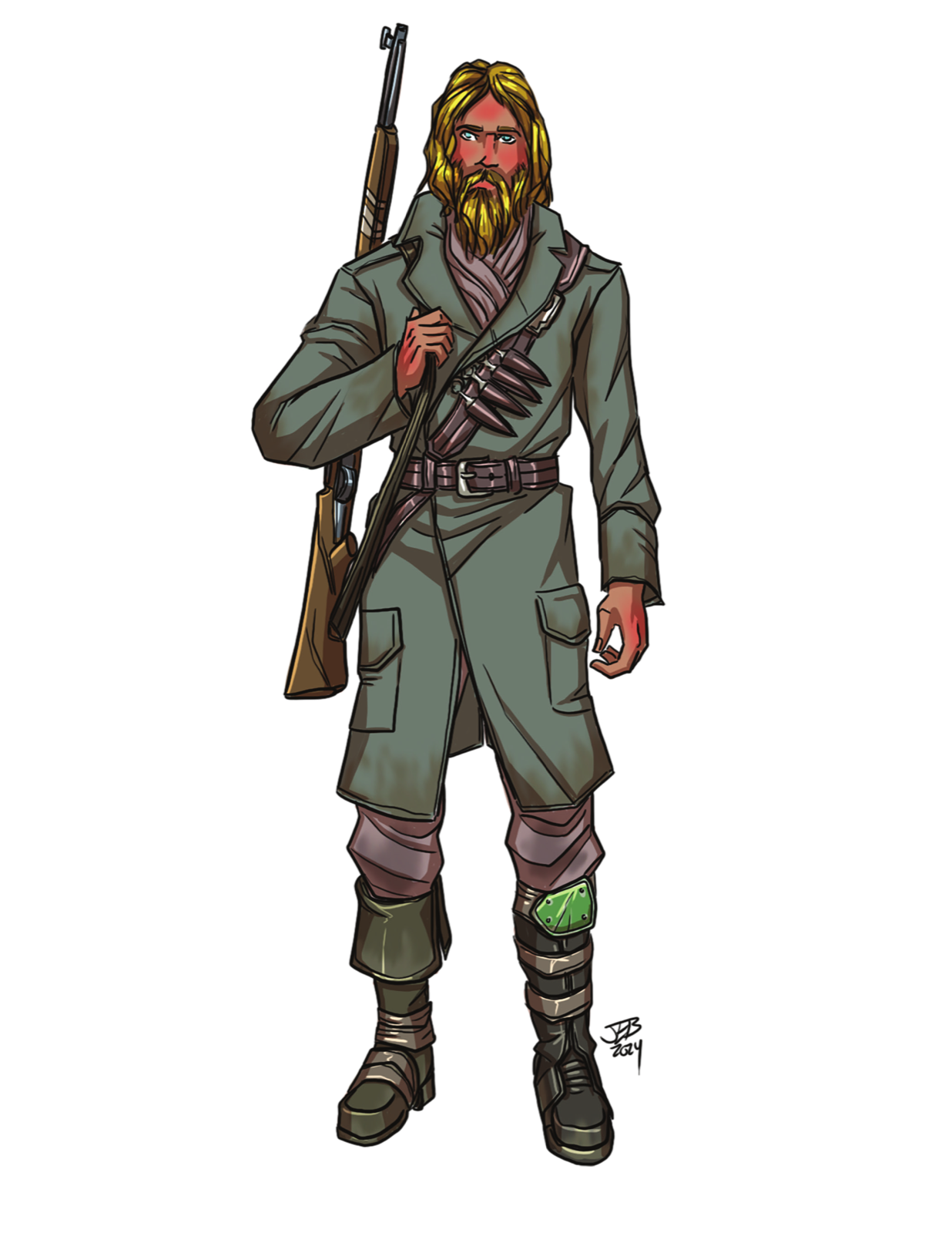 Wasteland Hunter, drawn at Medium scale