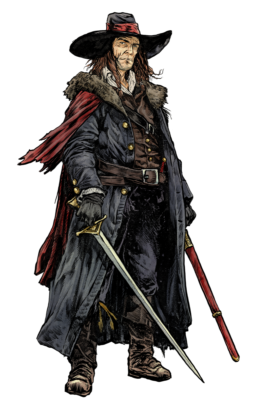Witch Hunter, drawn at Medium scale
