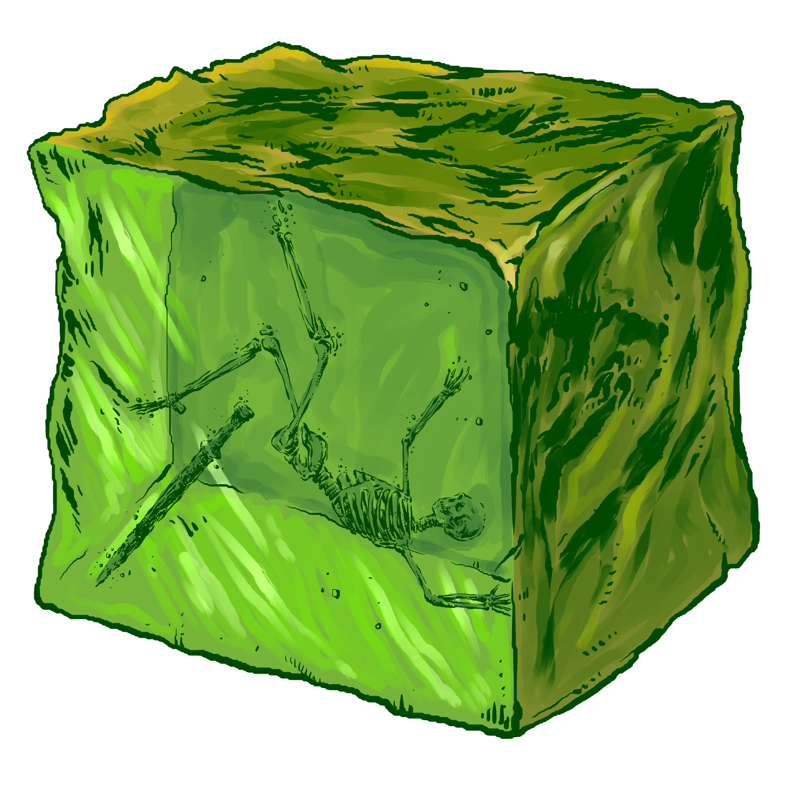 Green Ooze, drawn at Medium scale