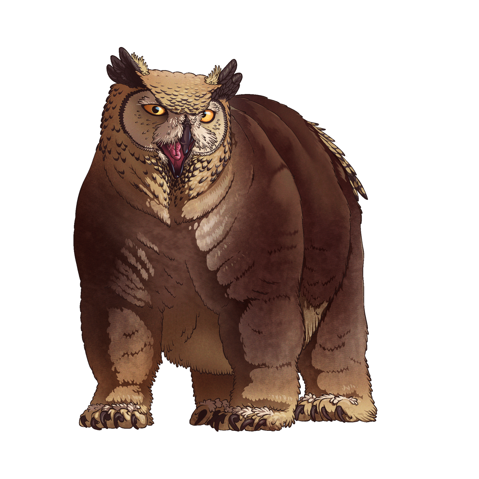 Talonbear, drawn at Large scale