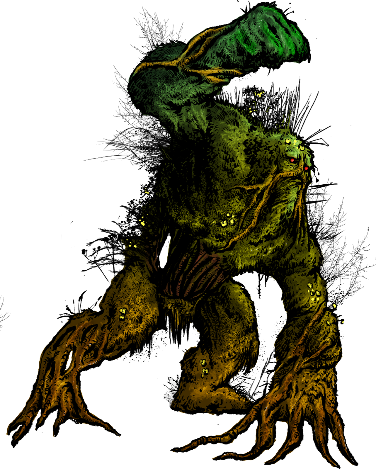 Shambling Mound, drawn at Large scale