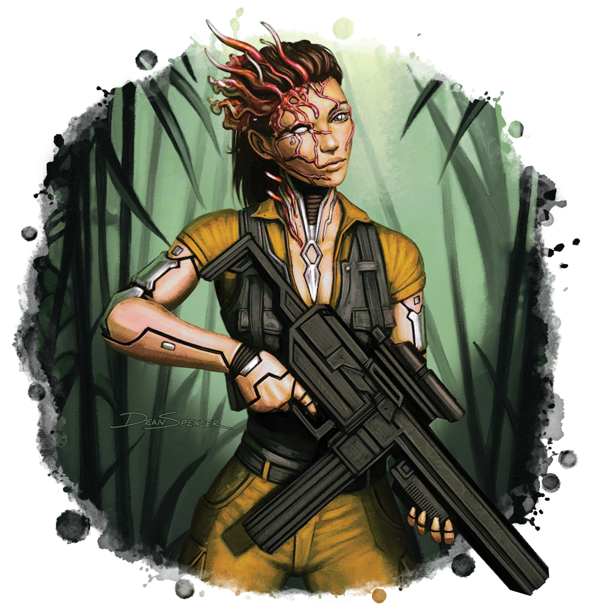 Spore Soldier, drawn at Medium scale