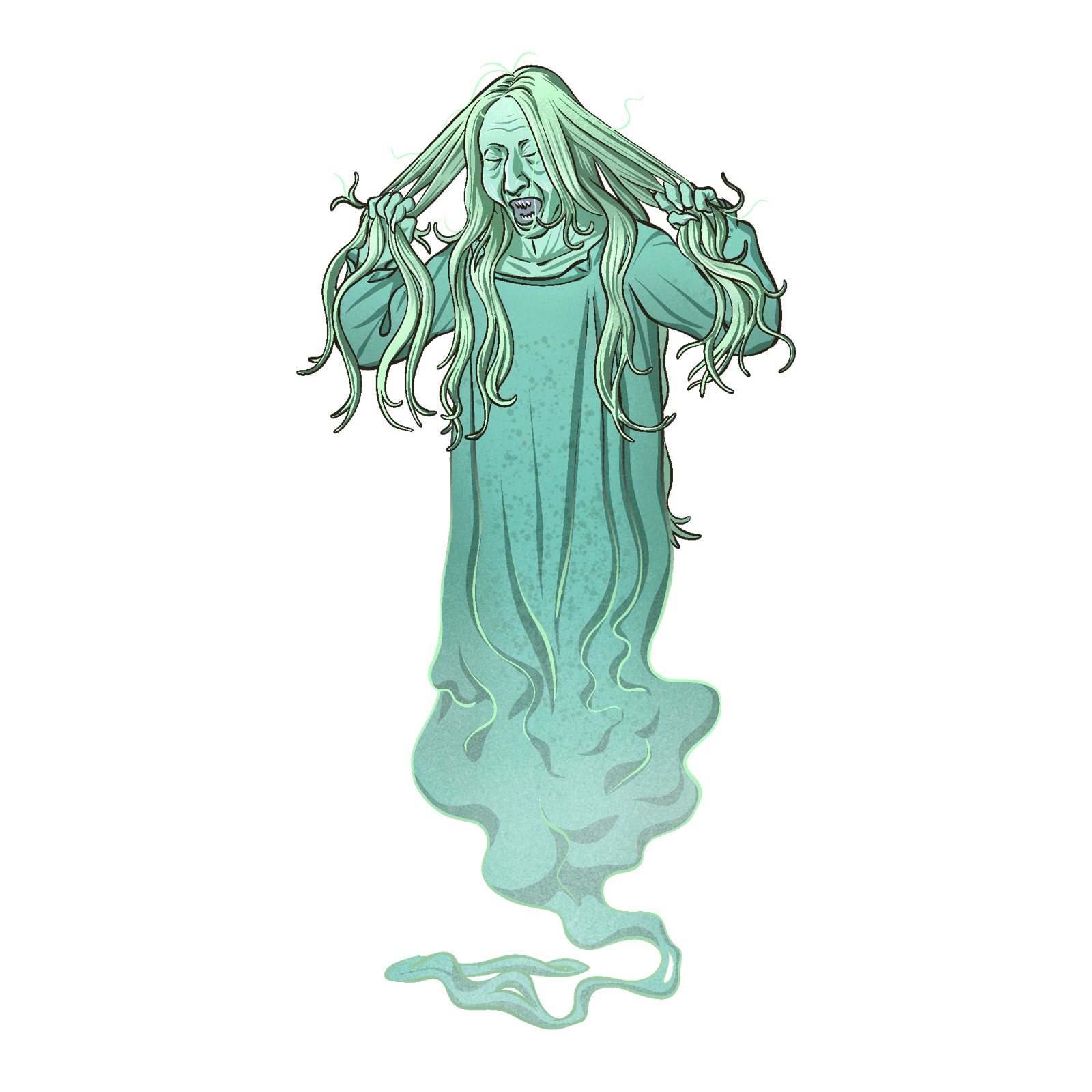 Caoineag, drawn at Medium scale