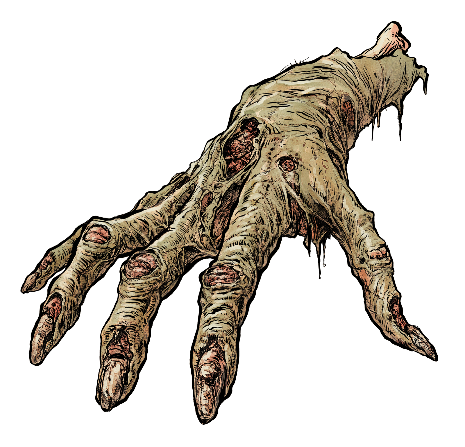 Crawling Hand, drawn at Tiny scale